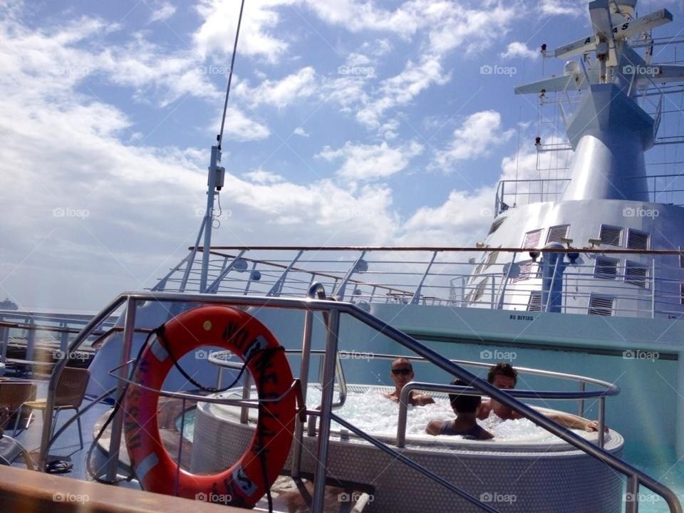 Ship hot tub