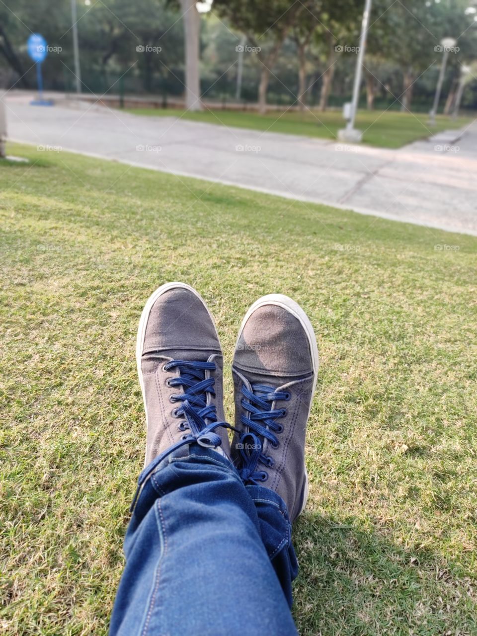 summer evening time in office, 
sitting on the grass, 
feeling the breeze,
and reminiscing old memories.