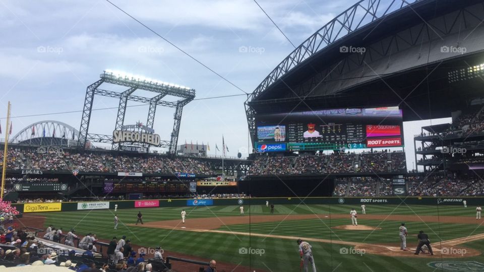 Safeco Field. Mother's Day Game