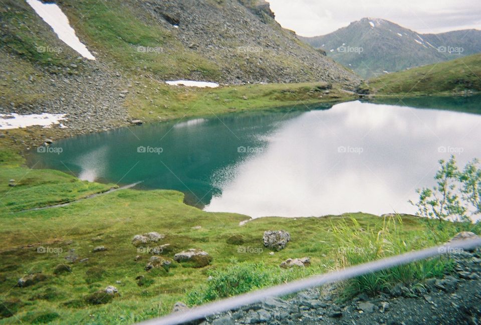 Hatch Pass lake . Alaska