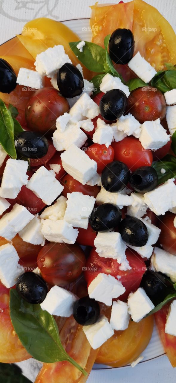 Tomaten mit Mozzarella