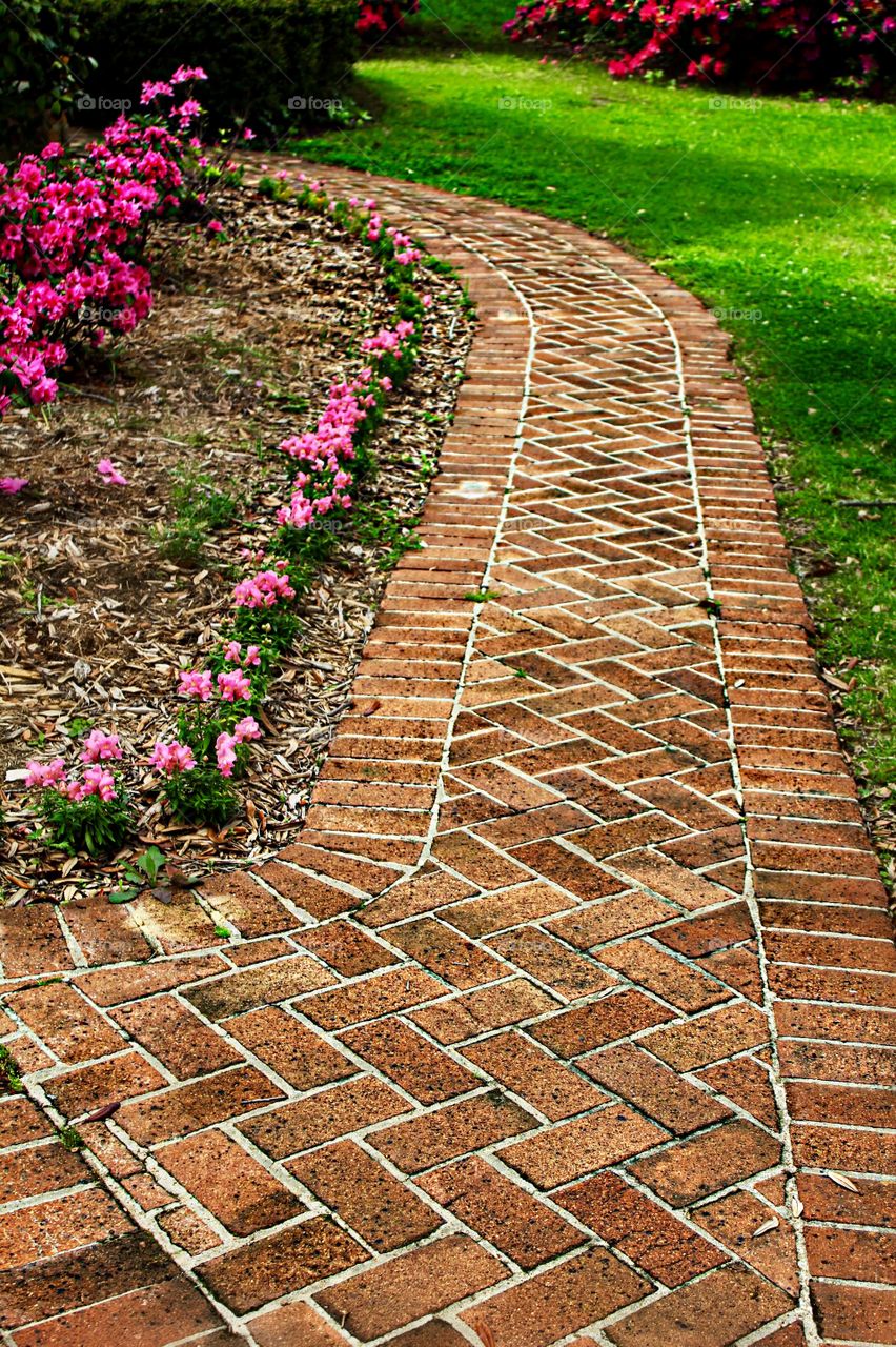 Herringbone path.