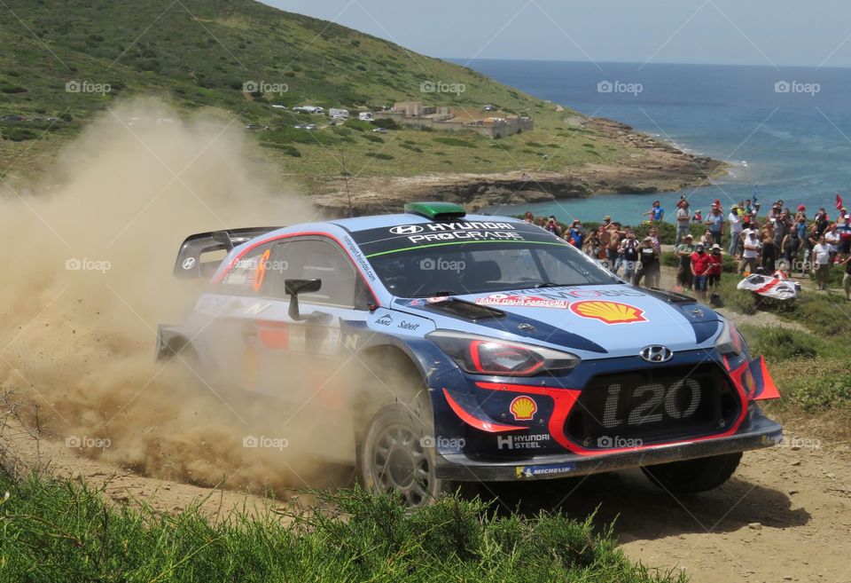 WRC Italia Sardegna 2018: Hyundai #6 official team. Hayden Paddon