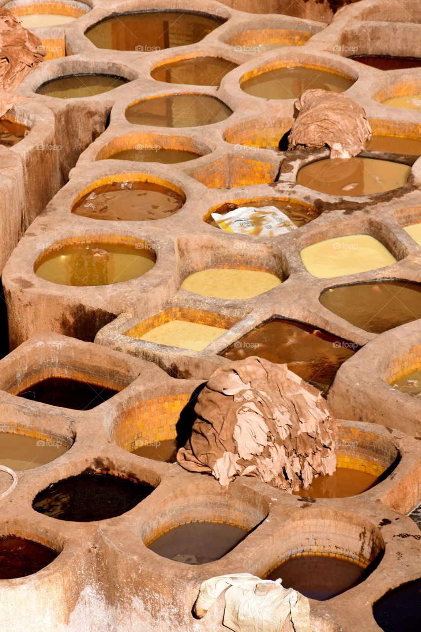 Tannery at Fez, Morroco
