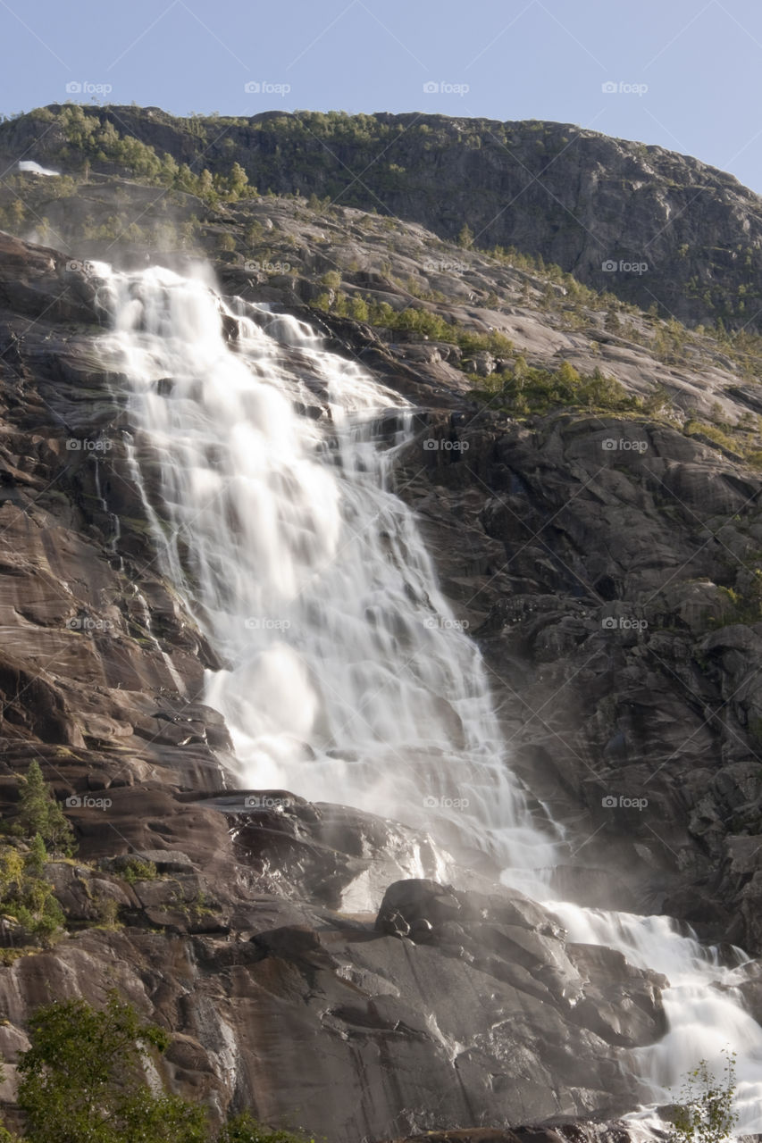 Waterfall Langfossen
