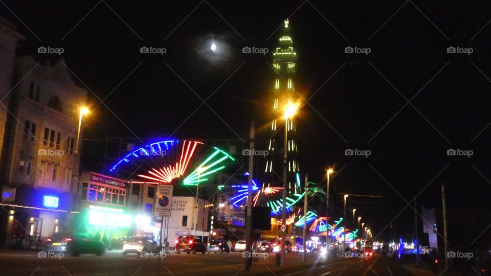 A view of Blackpool Illuminations