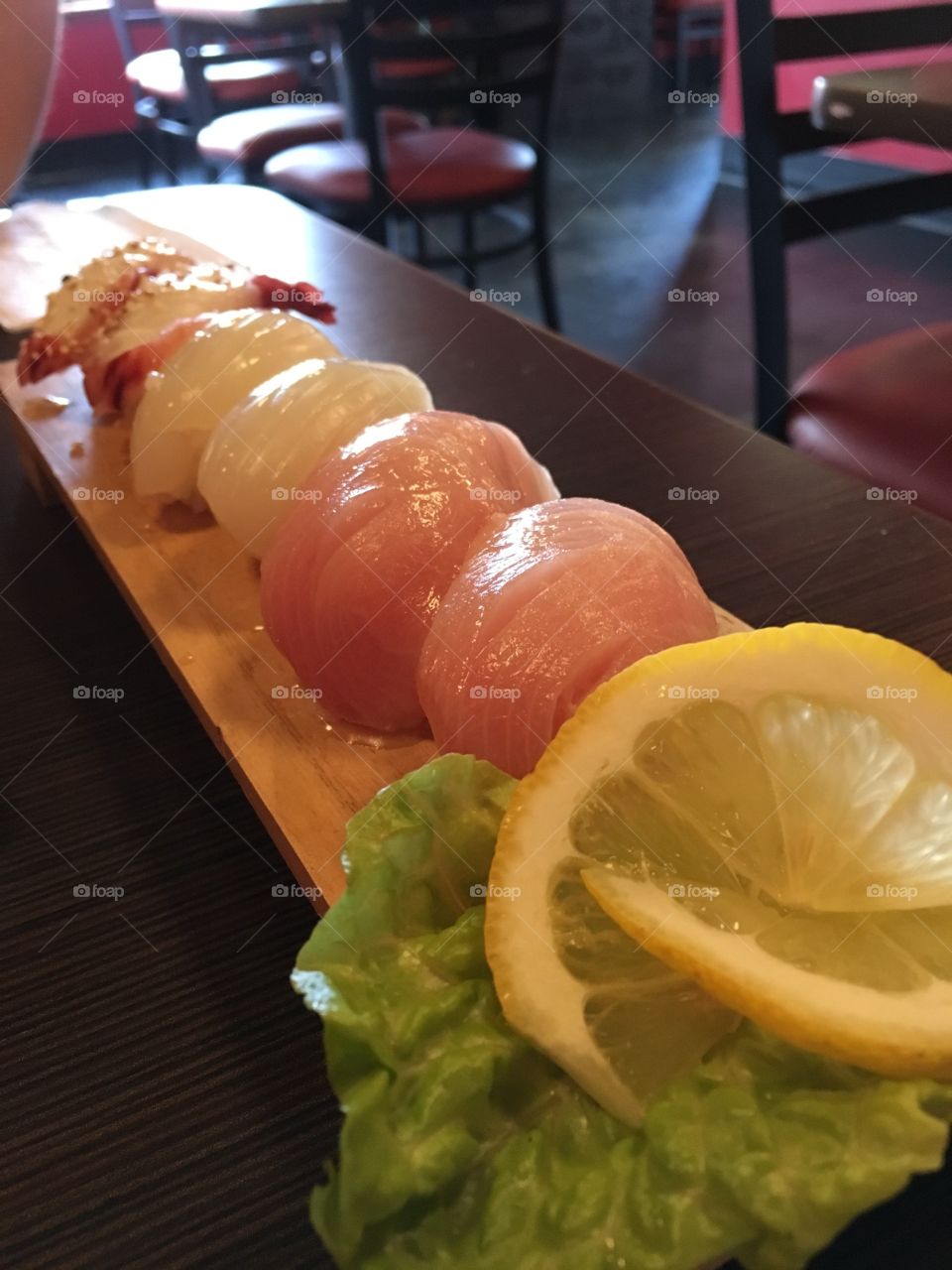 Sushi selection