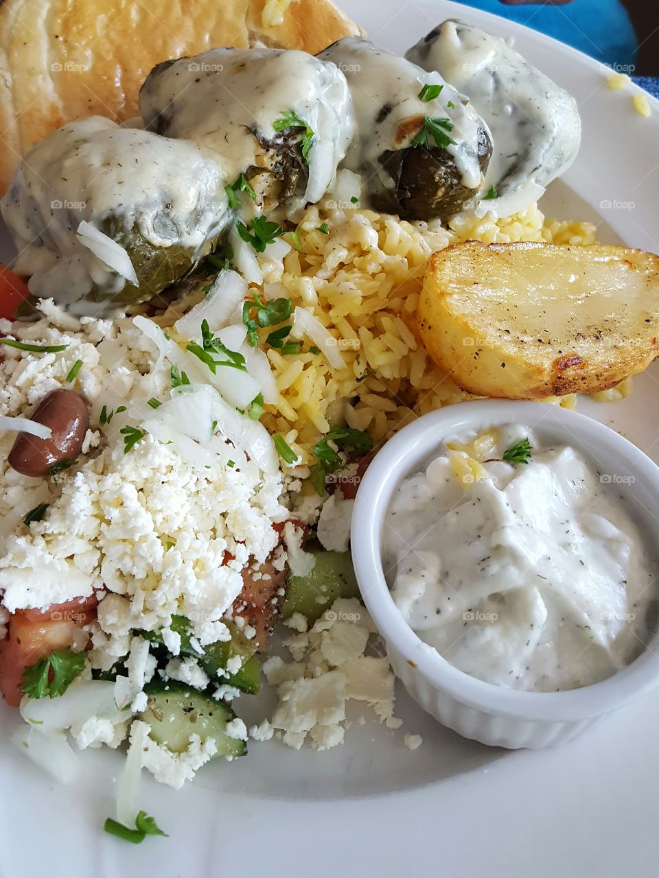 Delicious greek food