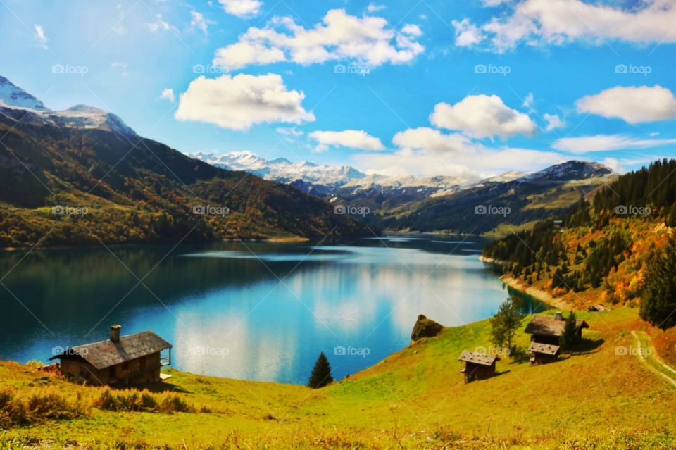Bergsee Französische Alpen