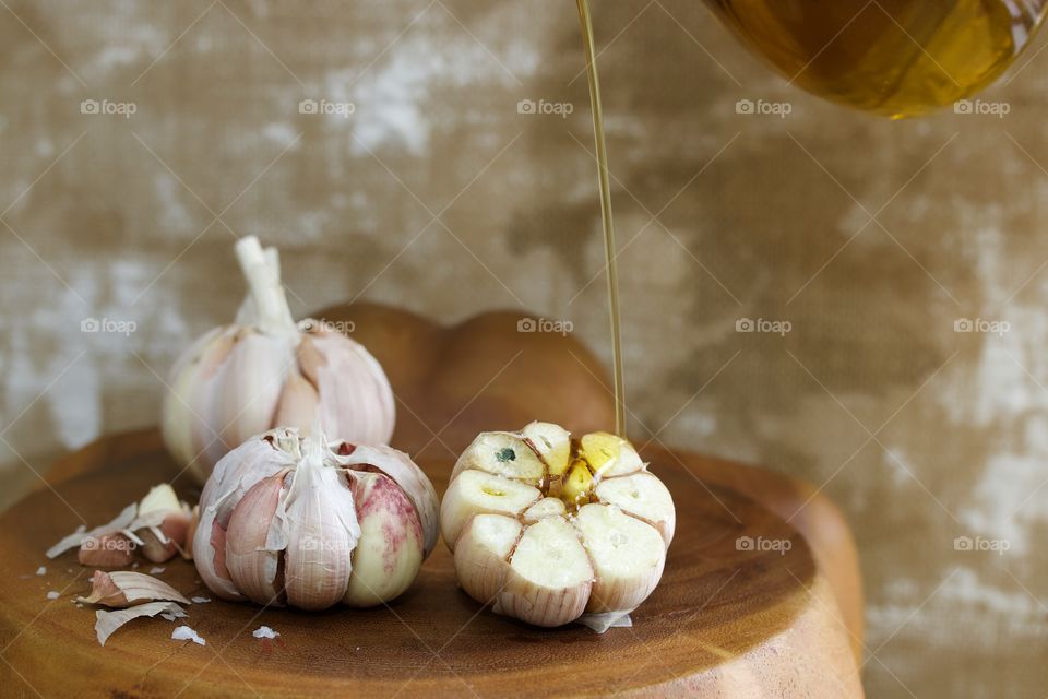 garlic and olive oil