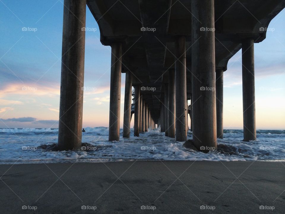 Under the pier
