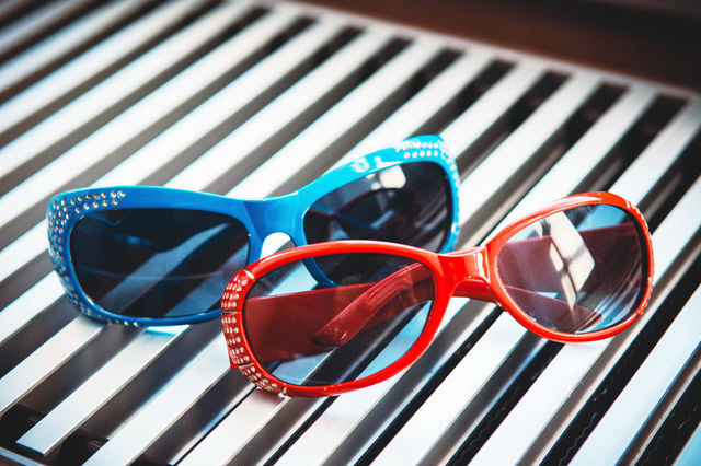 Red and blue