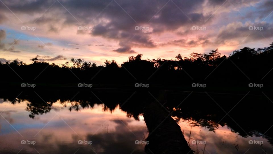 Landscape nature water sunset by Geyol Sisalak