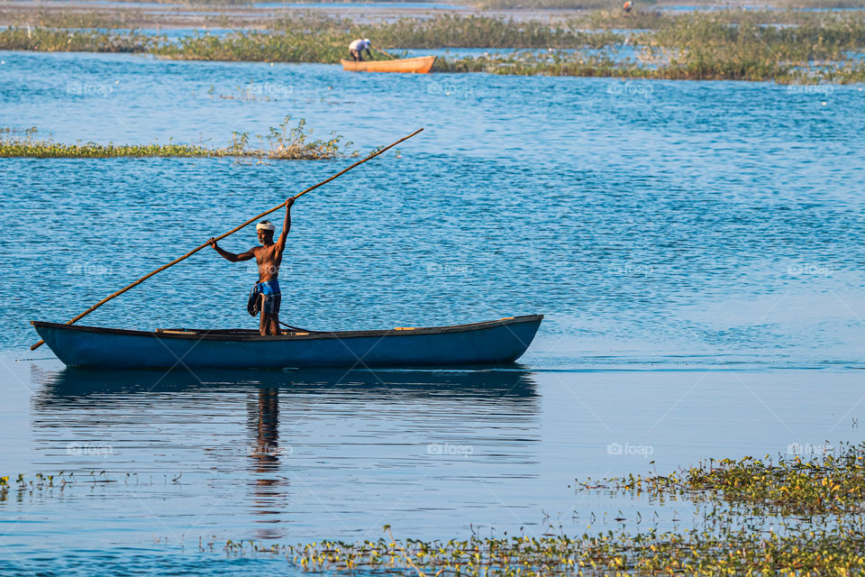 A story of a Fisher man who loves only fishing when got time