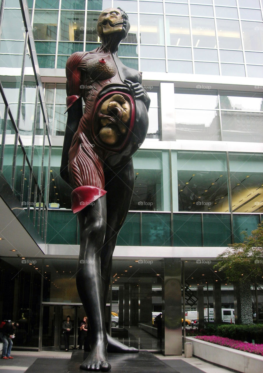 woman statue art modern by litlit