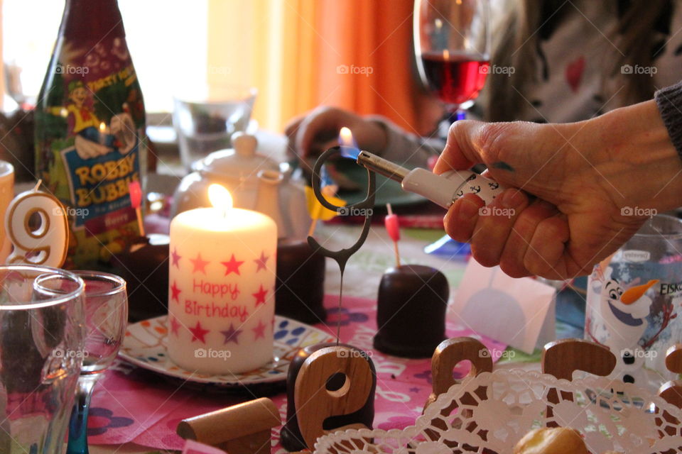 Kerze Geburtstag
