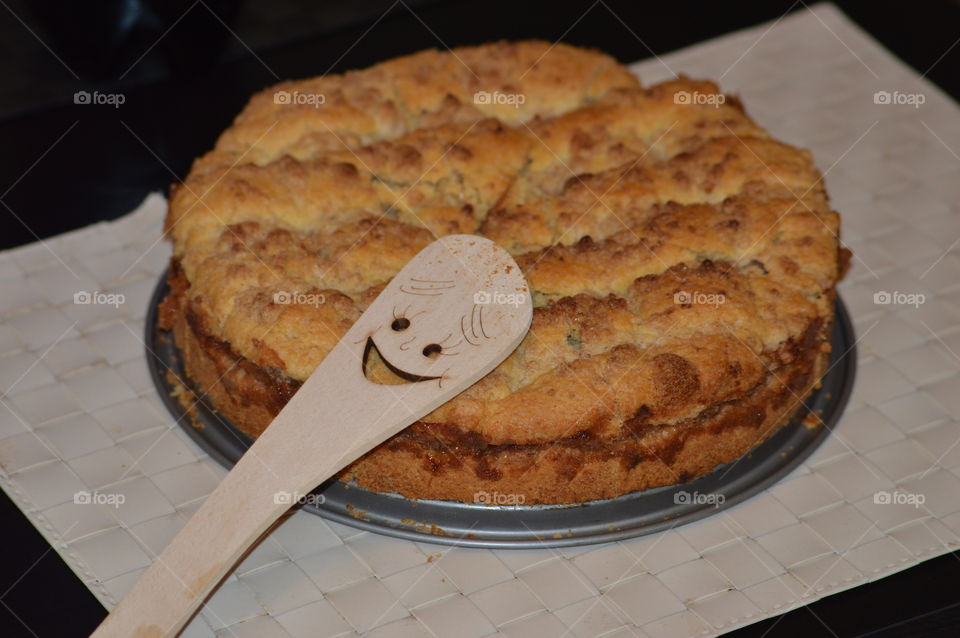 Christmas apple pie