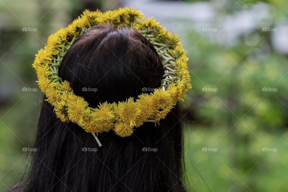 wreath of flowers