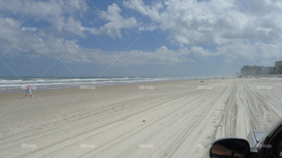 World's most famous beach. Daytona Beach, FL.