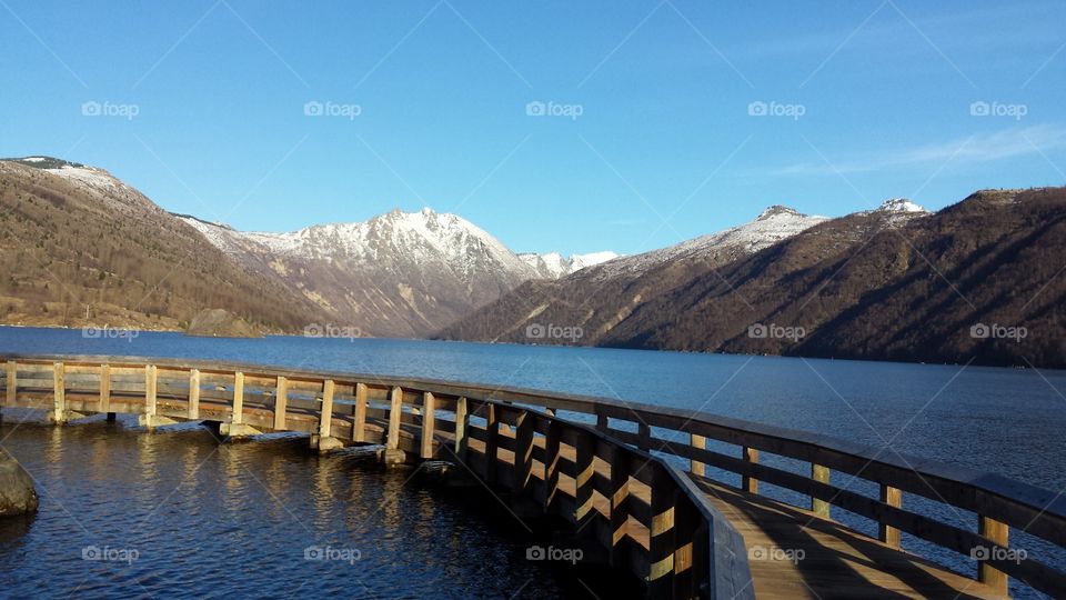 bridge on lake