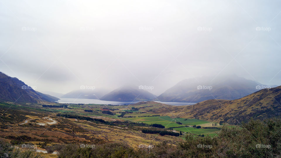 Foggy mountains 