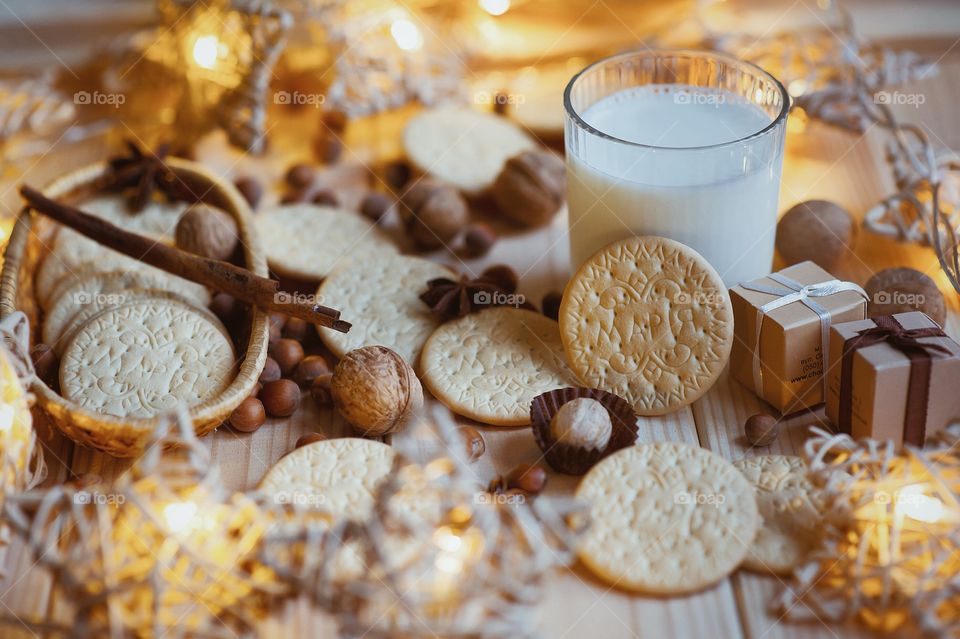 Close-up of cookies