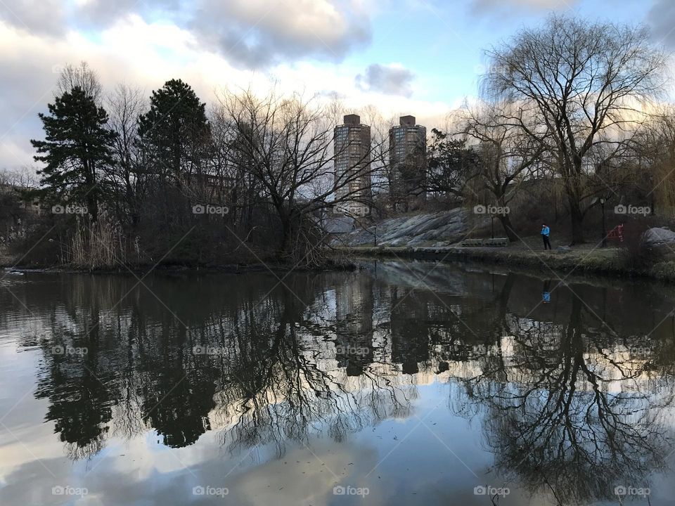 Central Park reflection