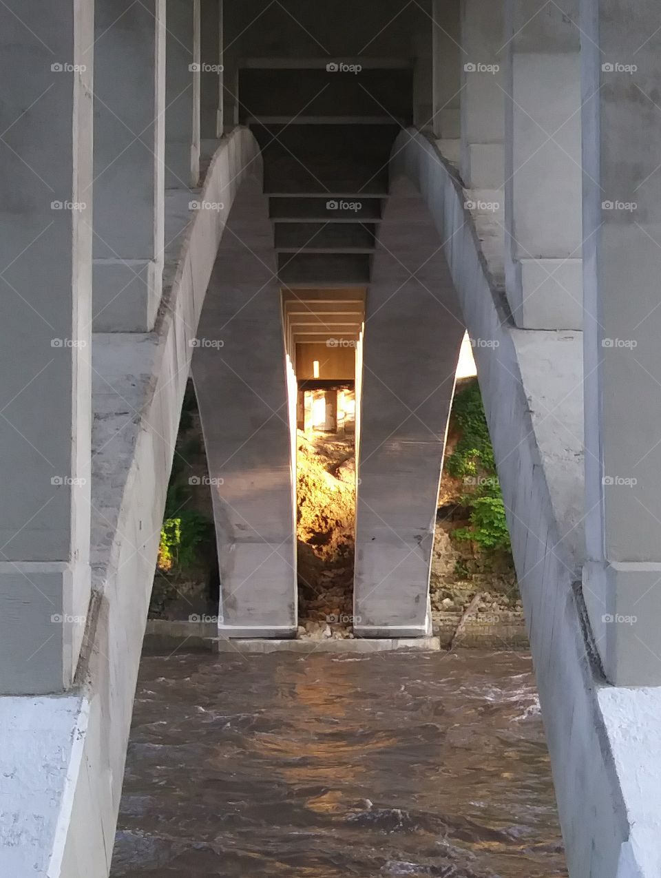 Oronoco Bridge at Sunset
