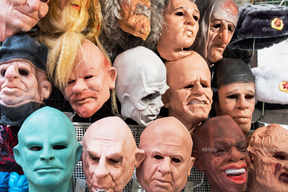 Halloween face masks 