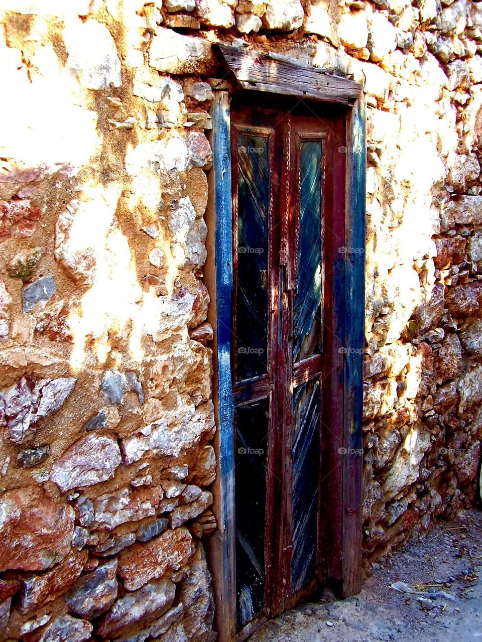 An old door in Greece