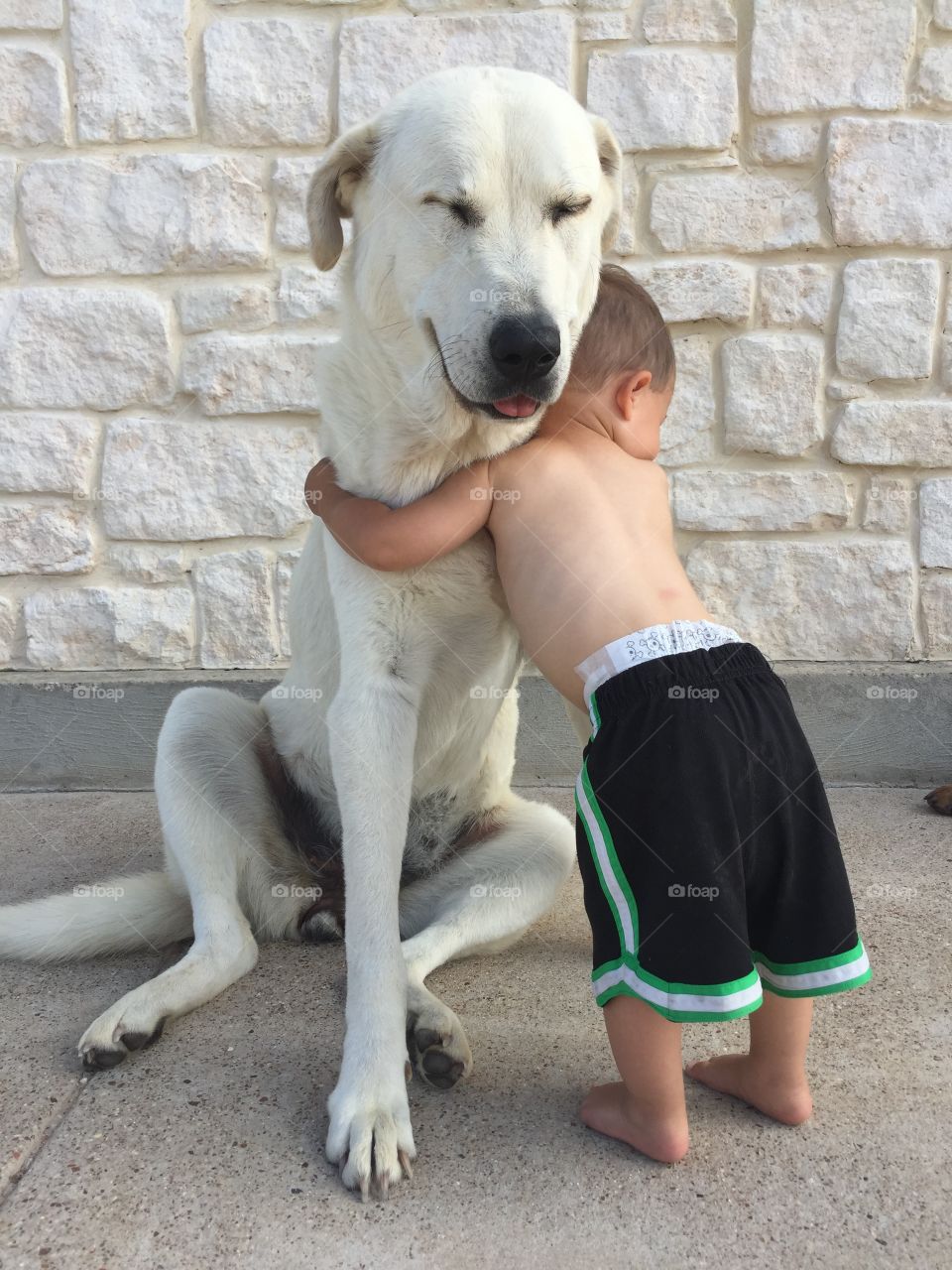 A boy and his friend