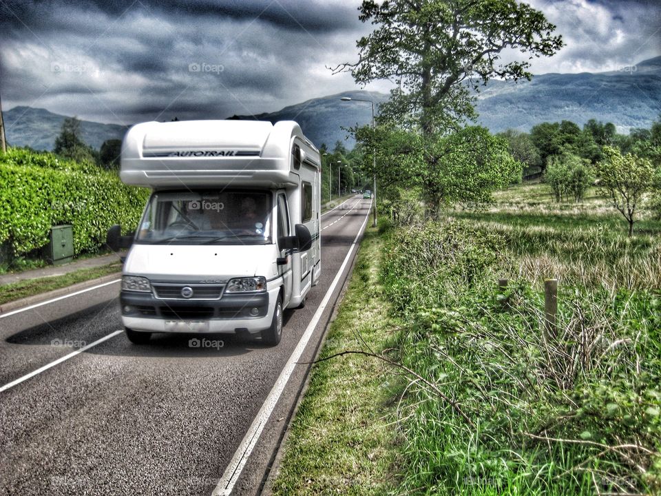 Holiday Camper. Touring Scotland