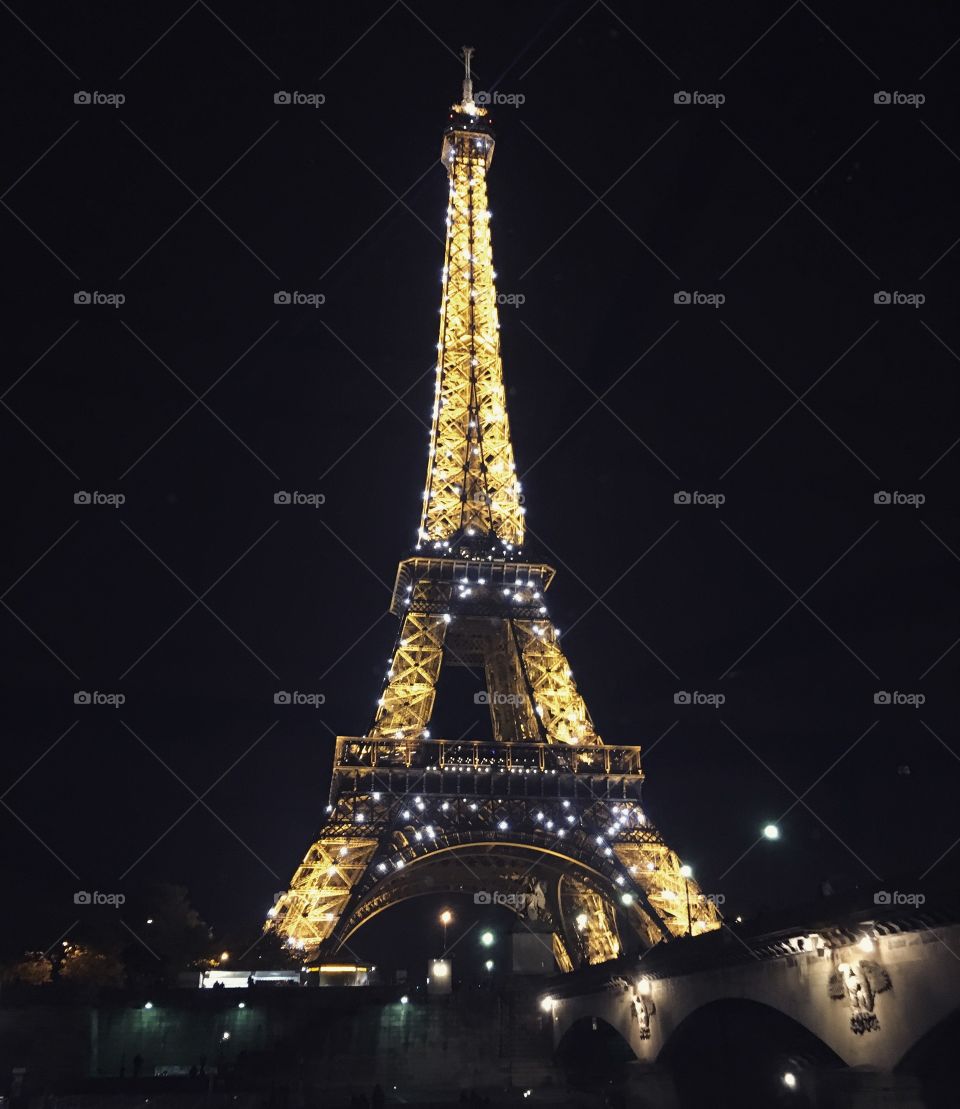 Eiffel Tower Light Show, Paris