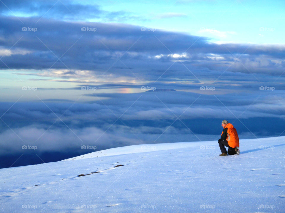 Being thankful above clouds