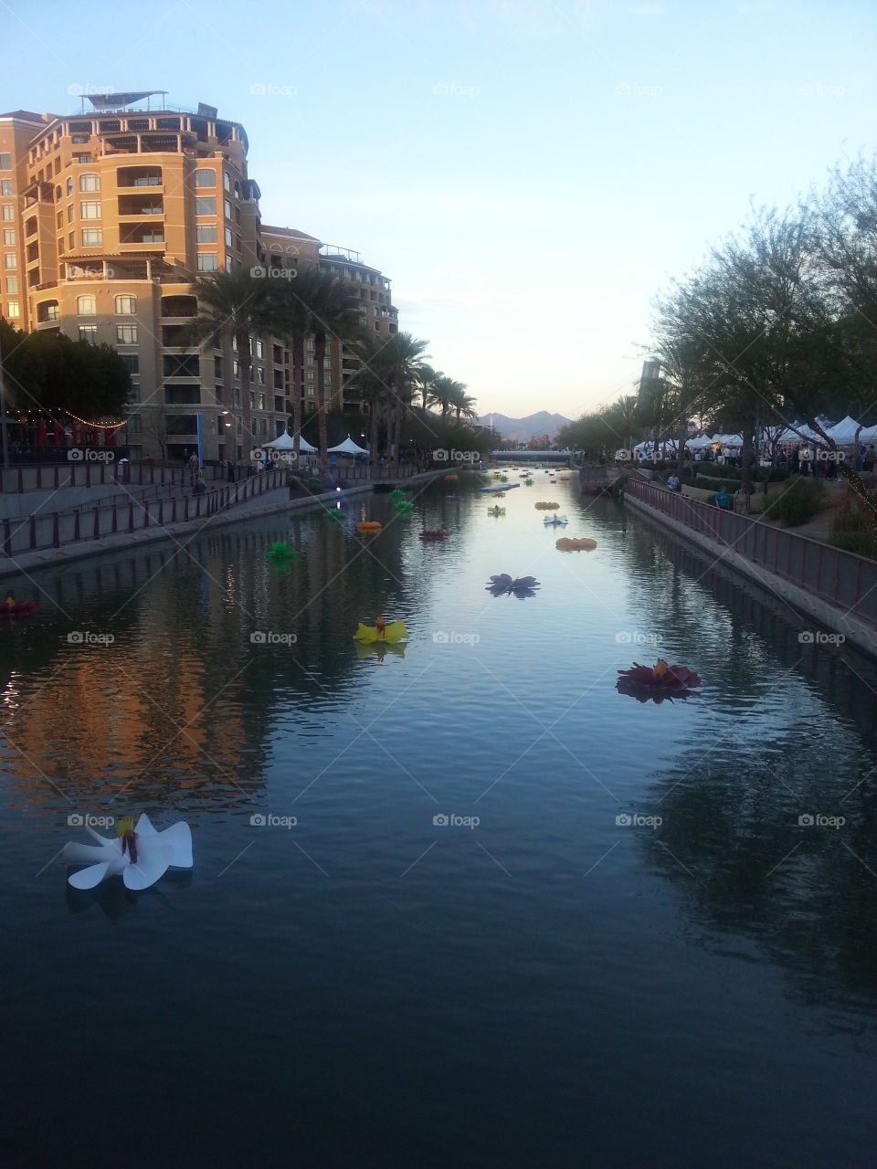 City canal in Scottsdale, Arizona.