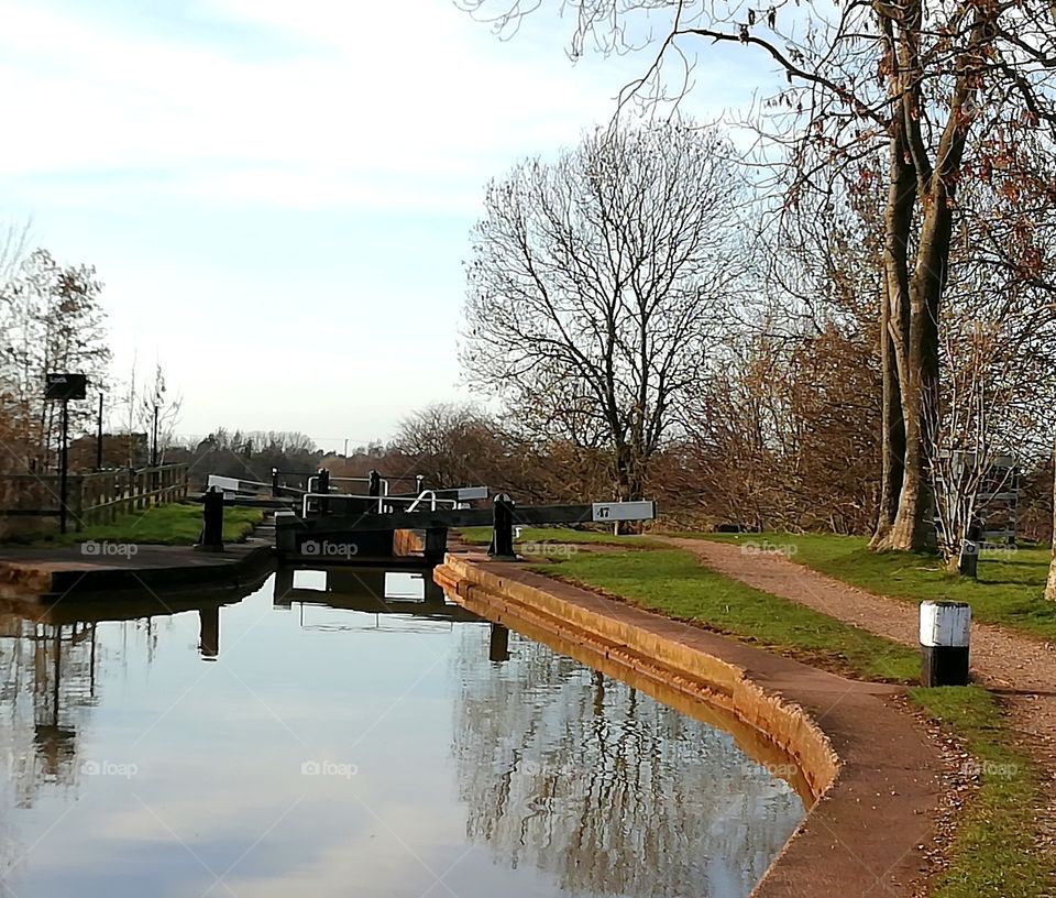 Canal Lock, Trent and Mersey, UK