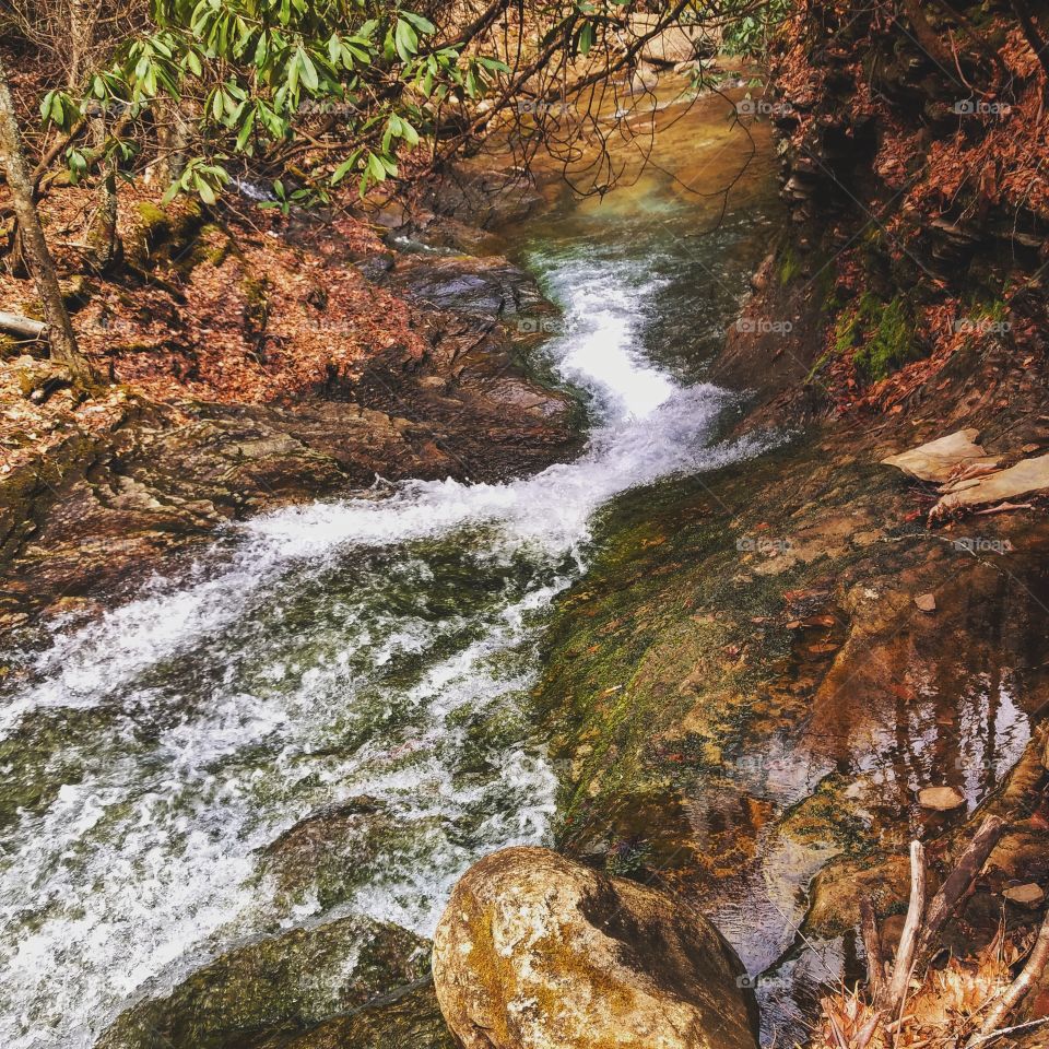 Stream through Rocks