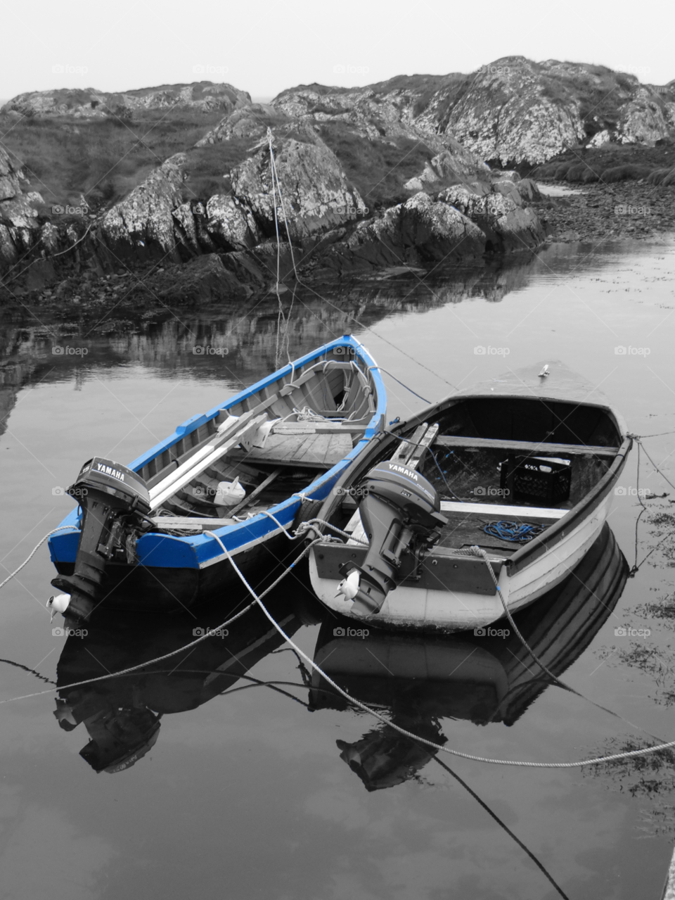 blue ireland boats water by kshapley