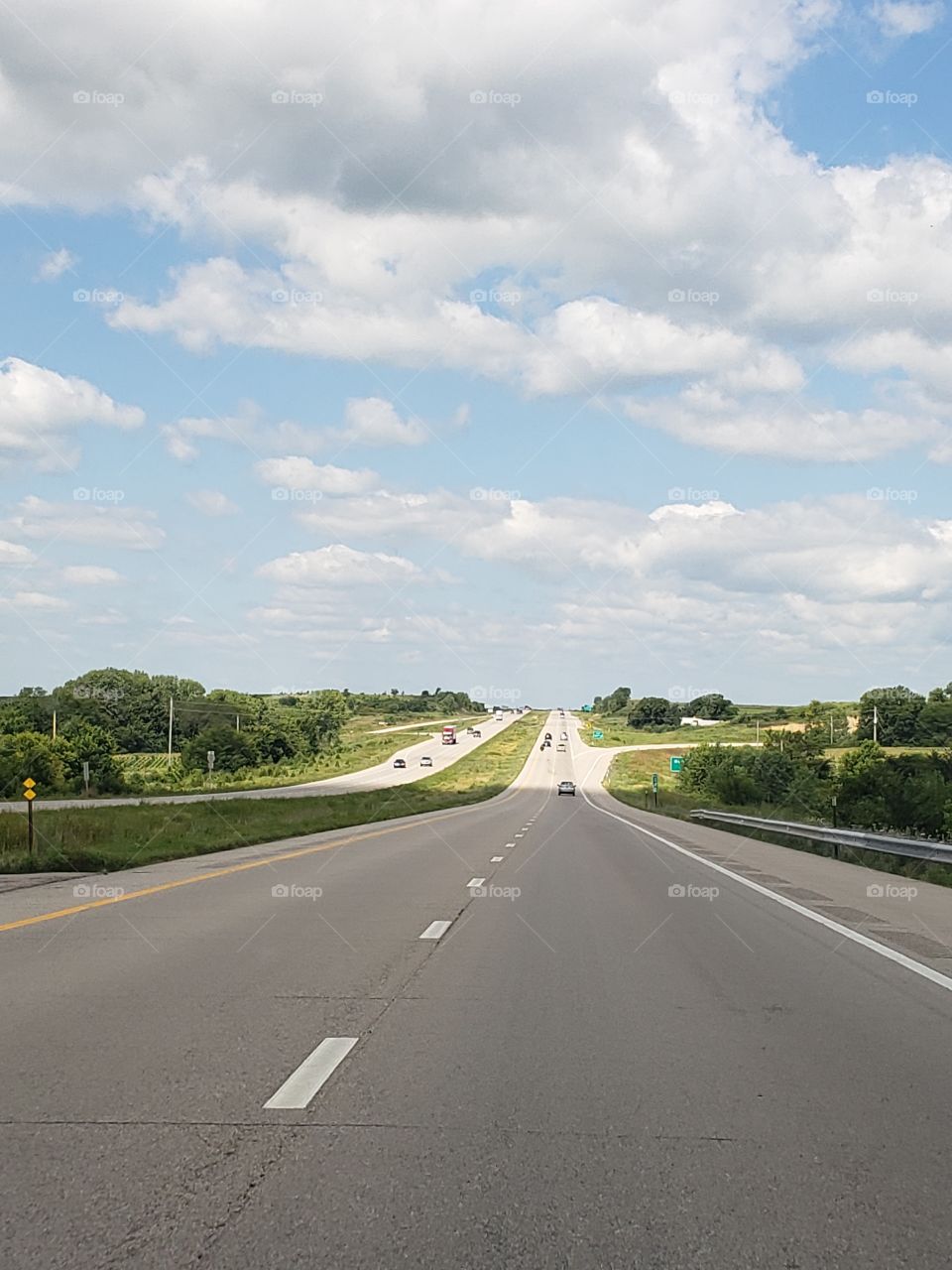 Highway through Kansas