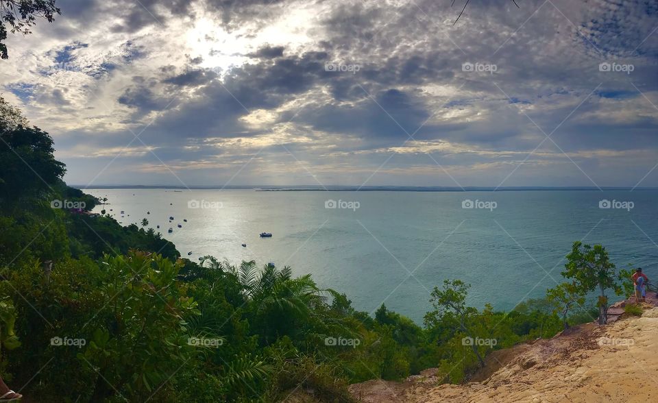 Viewpoint of morro de são paulo.