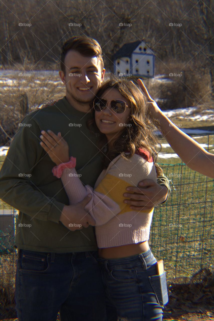 Young Couple Having Fun Together