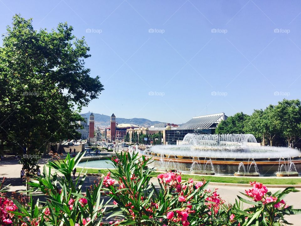 View from montjuic 