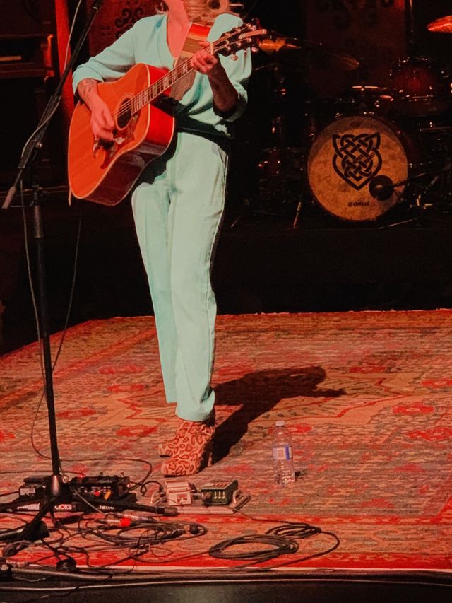 Singer at a concert 