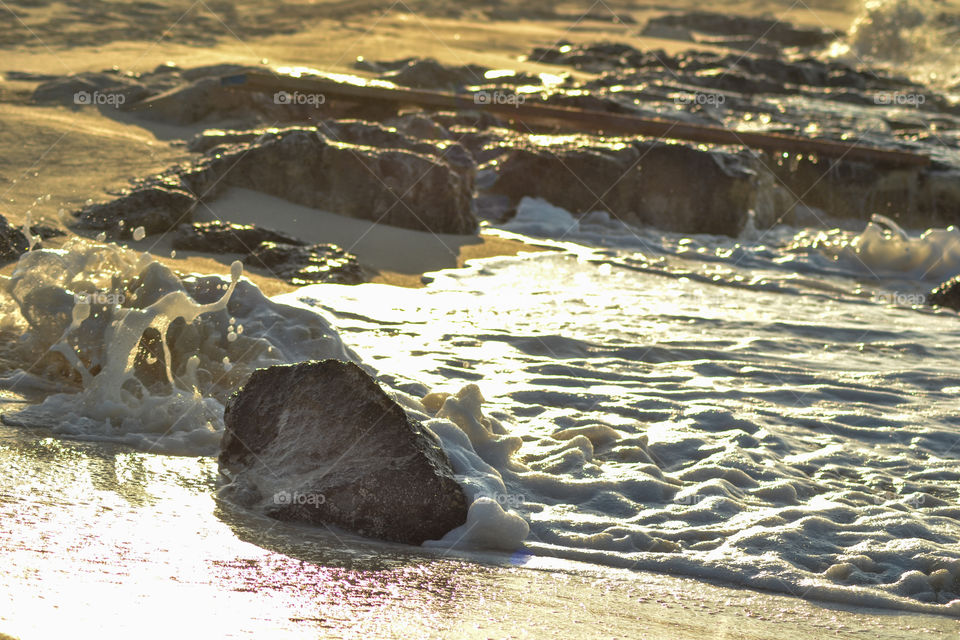 beach and cliffs