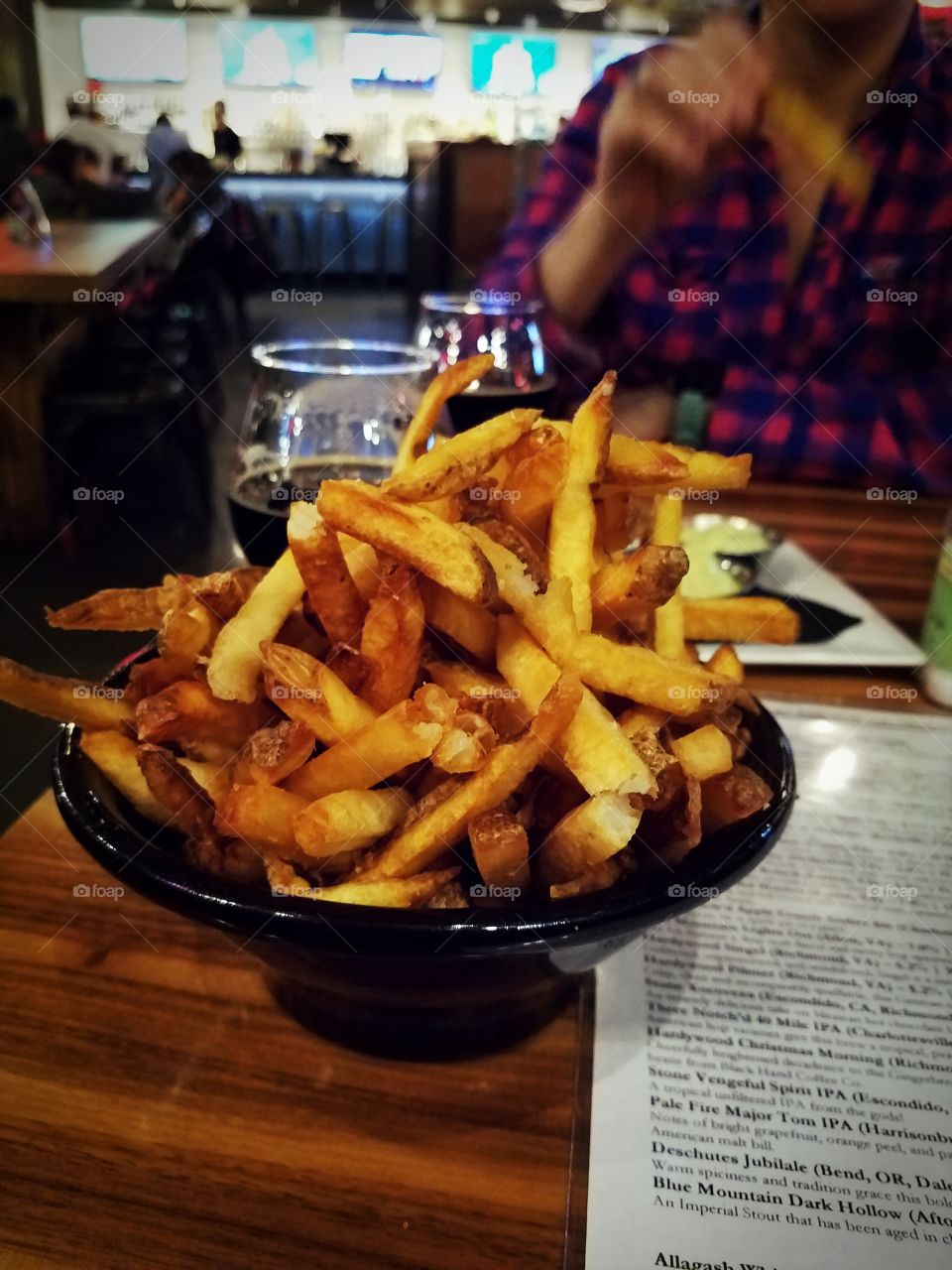 Hand cut french fries