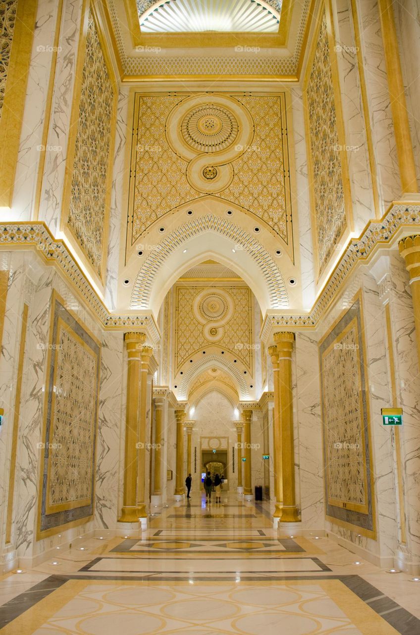 Abu Dhabi, Architecture Palace Qasr Al Watan