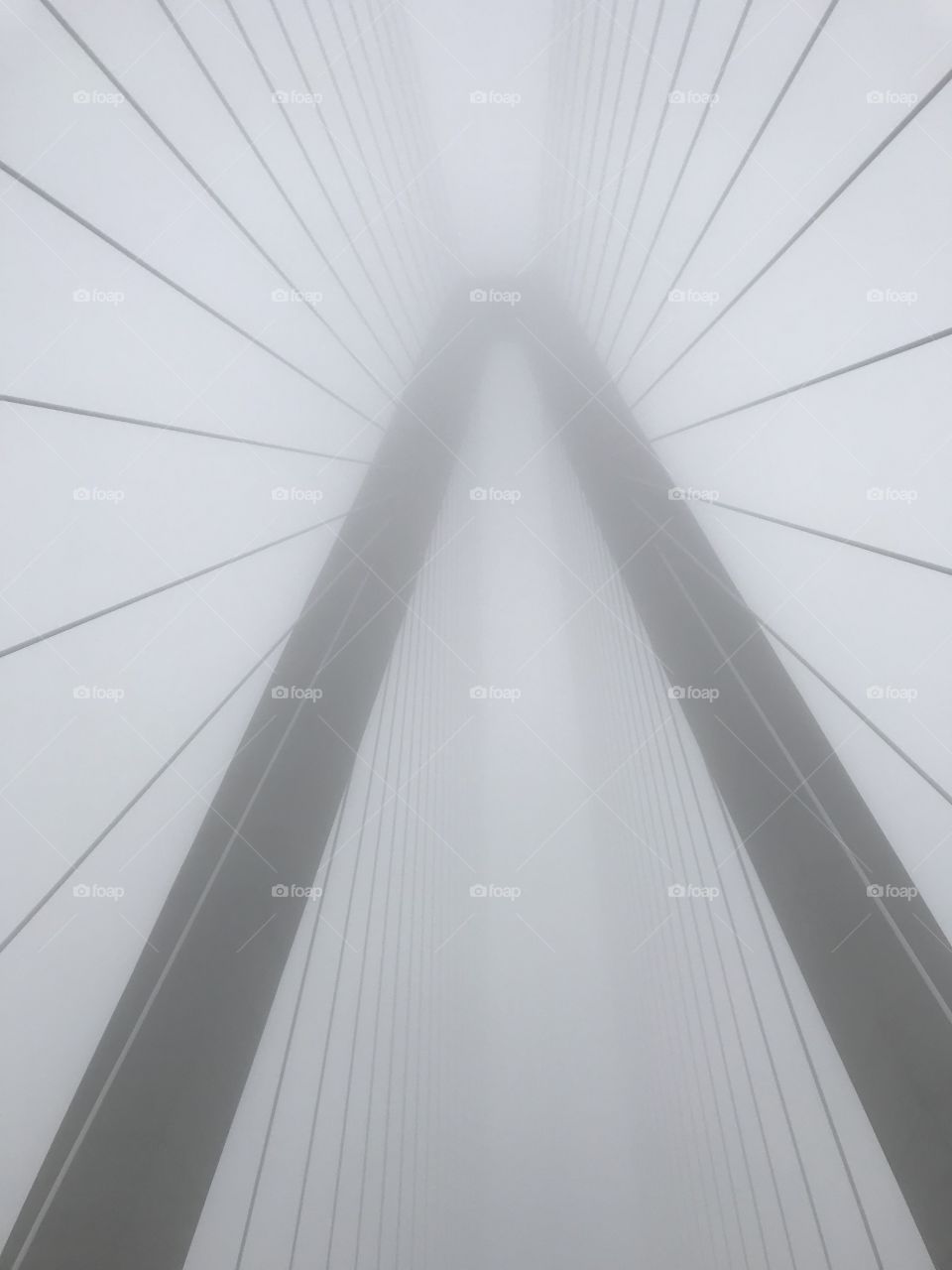 Foggy bridge