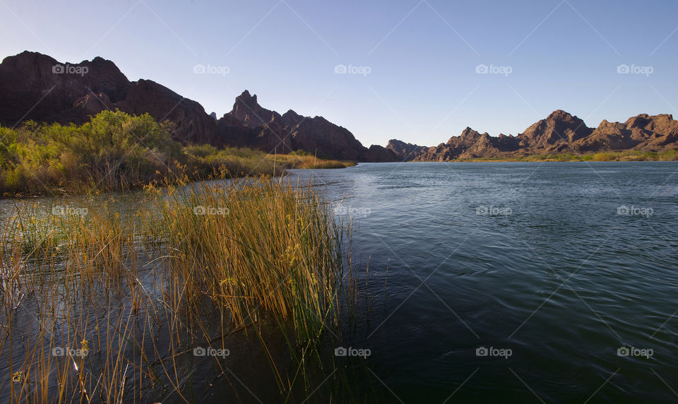 The Colorado River snakes through the Topac Gorge on the