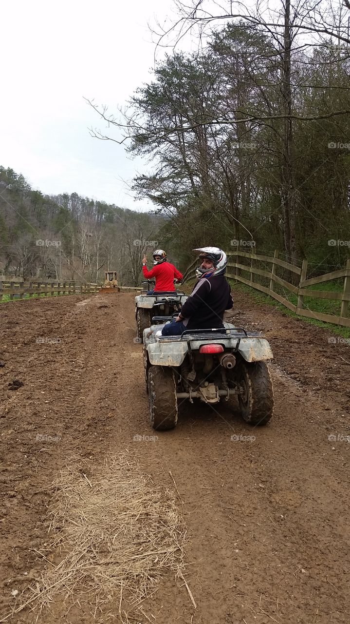 Quad bikes. Dude Ranch for the win!