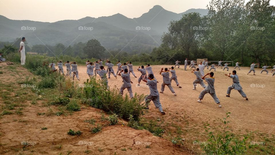 wushu training